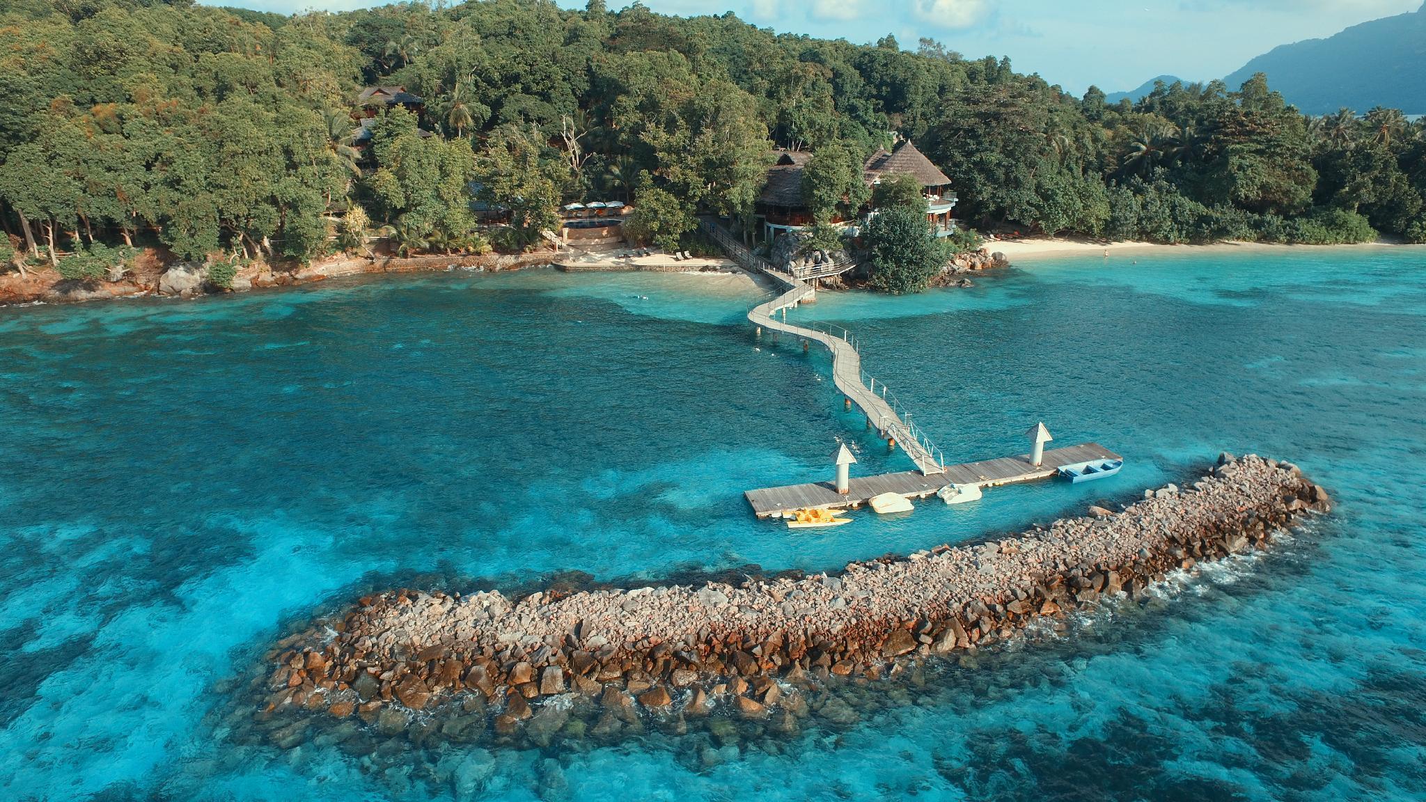 Cerf Island Resort Round Island Экстерьер фото
